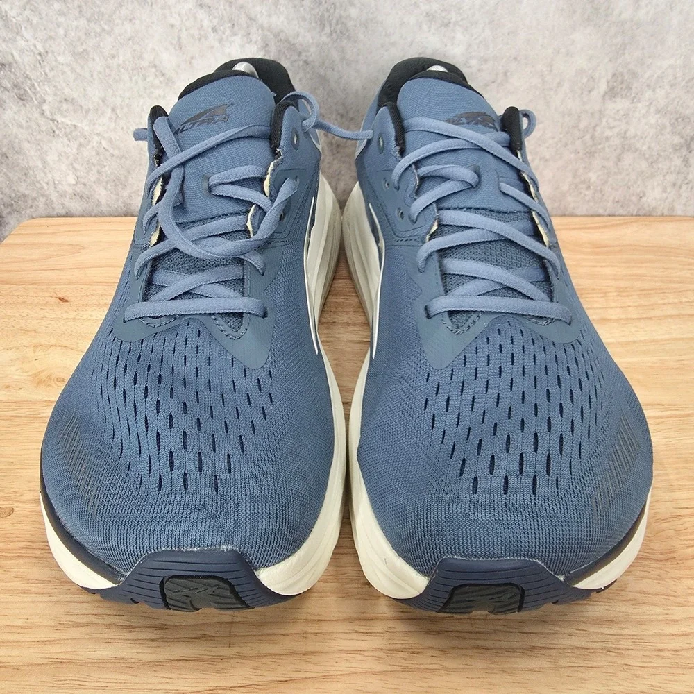 Altra Via Olympus Running Shoe Mens 9.5 Mineral Blue Max Cushion AL0A82BW419